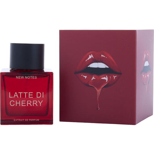 New Notes Latte di Cherry Abfüllung – cremiger Unisexduft mit Kirsche, Jasmin und Vanille – Parfum Probe DFP