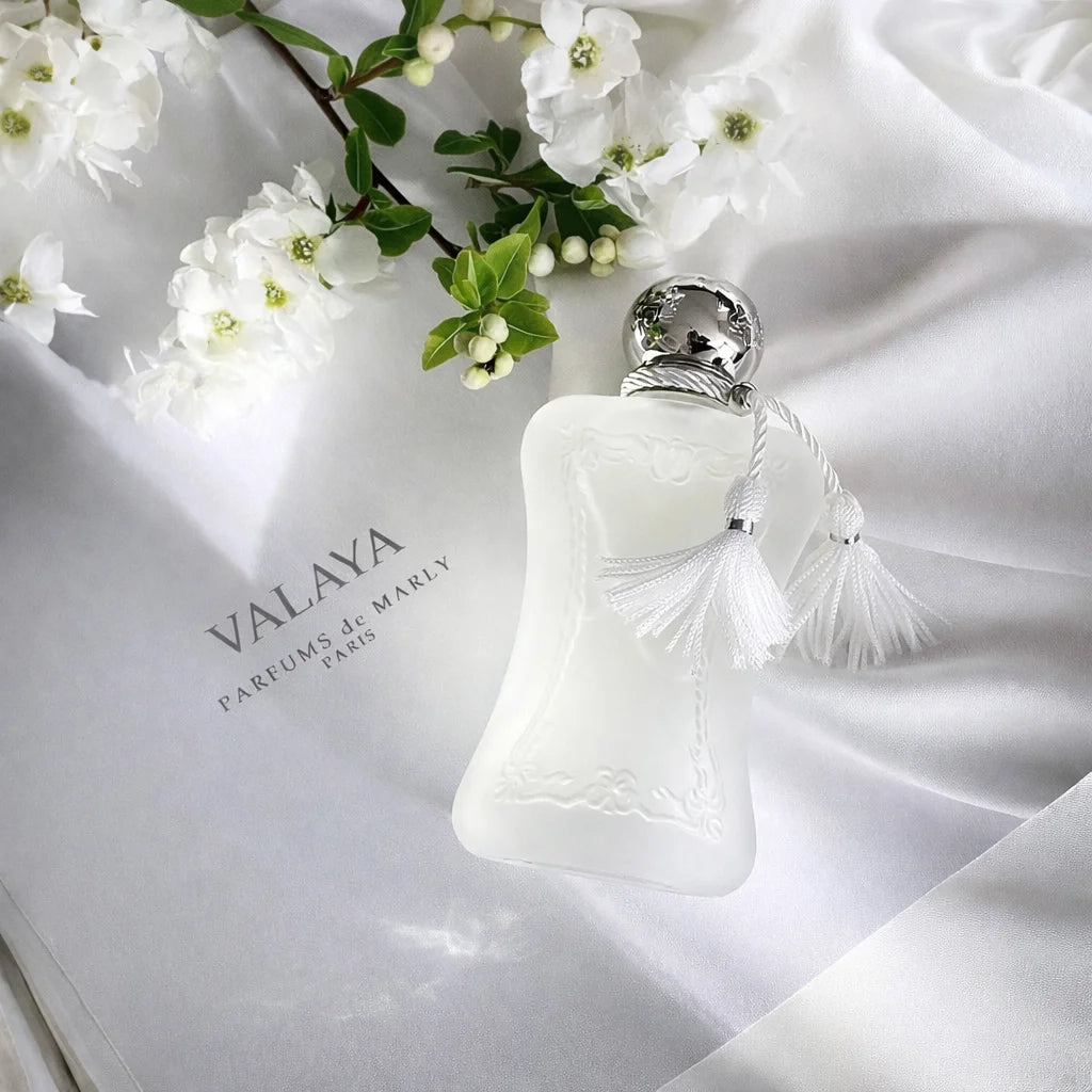 Parfums de Marly Valaya im Originalflakon, erhältlich als Parfümprobe und Abfüllung