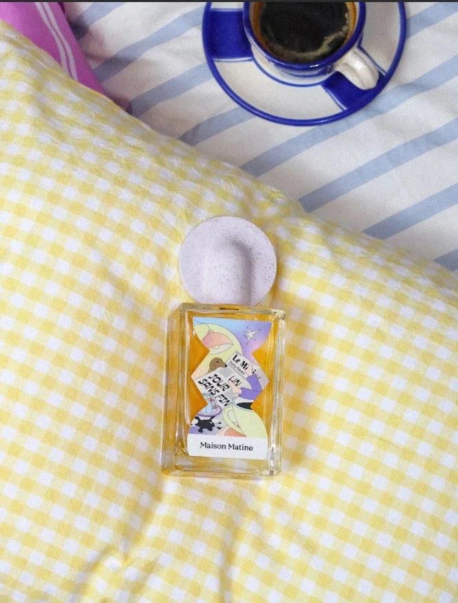Maison Matine Un Jour Sans Fin en décant – parfum unisexe gourmand à la pistache, à la fève tonka et à la vanille – échantillon DFP