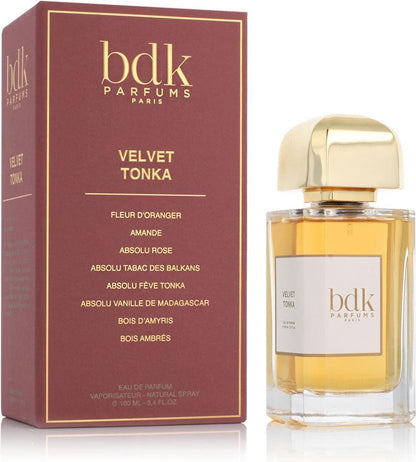 BDK Parfums Velvet Tonka Abfüllung – cremiger Unisexduft mit Tonkabohne, Vanille und Rose – Parfum Probe DFP