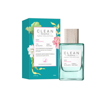 Clean Reserve H2EAU Brilliant Peony Abfüllung - frisch-floraler Unisex-Duft mit Päonie und Litschi - 2ml Parfum Probe DFP