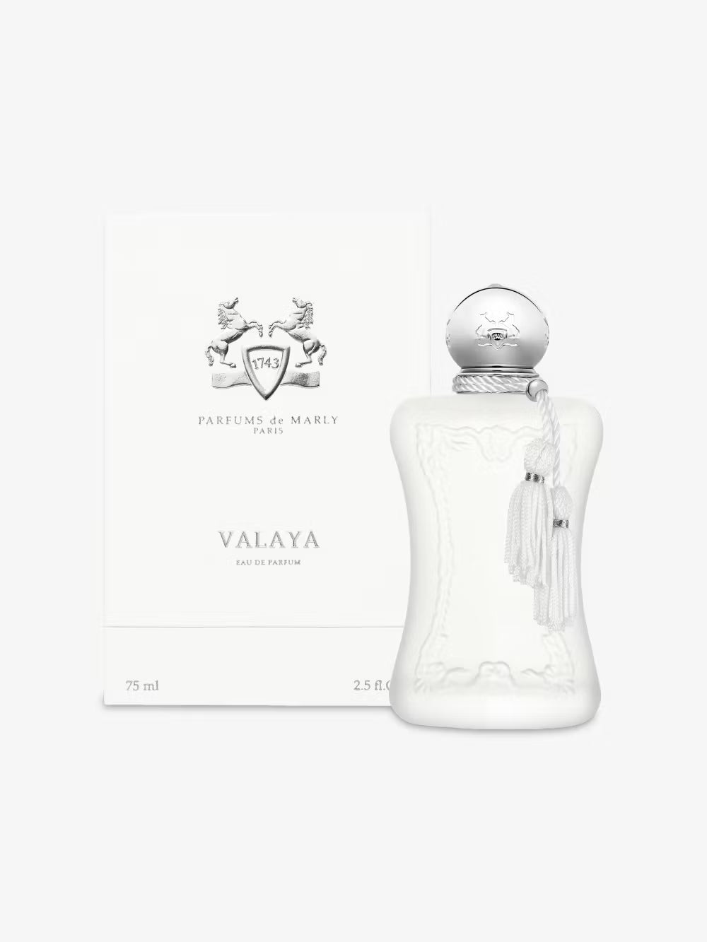 Parfums de Marly Valaya im Originalflakon, erhältlich als Parfümprobe und Abfüllung