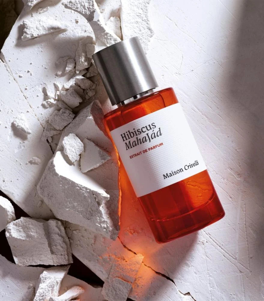 Maison Crivelli Hibiscus Mahajád Flakon - fruchtig-orientalischer Unisex-Duft mit Hibiskus und Rose - 2ml Parfum Probe DFP