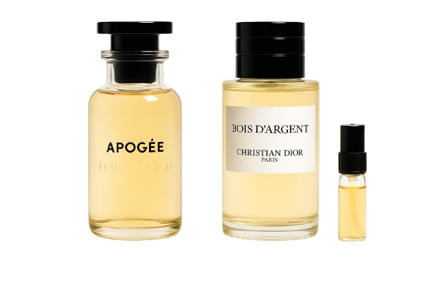 🌸 Pure Elegance | Louis Vuitton Apogée & Christian Dior Bois d’Argent (2×2 ml Duft-Bundle)