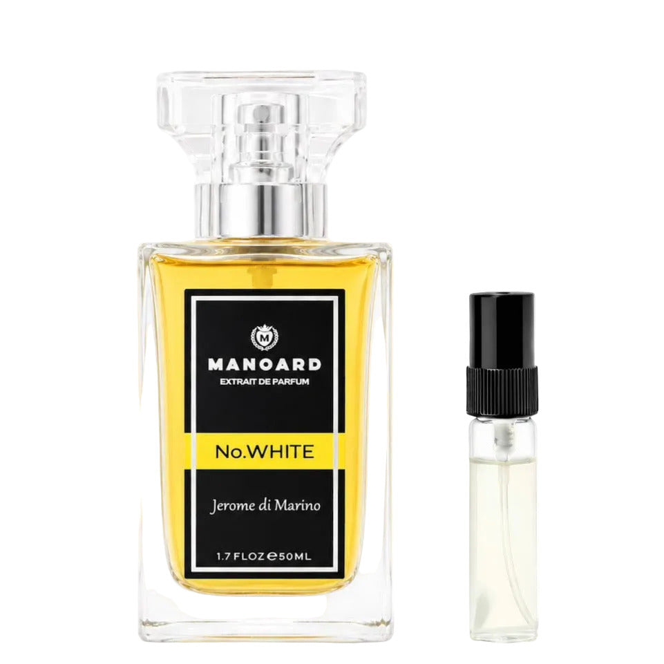 Manoard No.WHITE Abfüllung – Floral mit Petitgrain, Neroli und weissem Moschus – 2ml Parfum Probe DFP