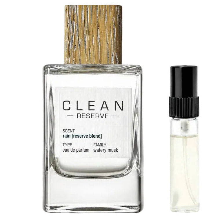 Clean Reserve Blend Rain Flakon - frisch-aquatischer Unisex-Duft mit Bergamotte und Moschus - 2ml Parfum Probe DFP