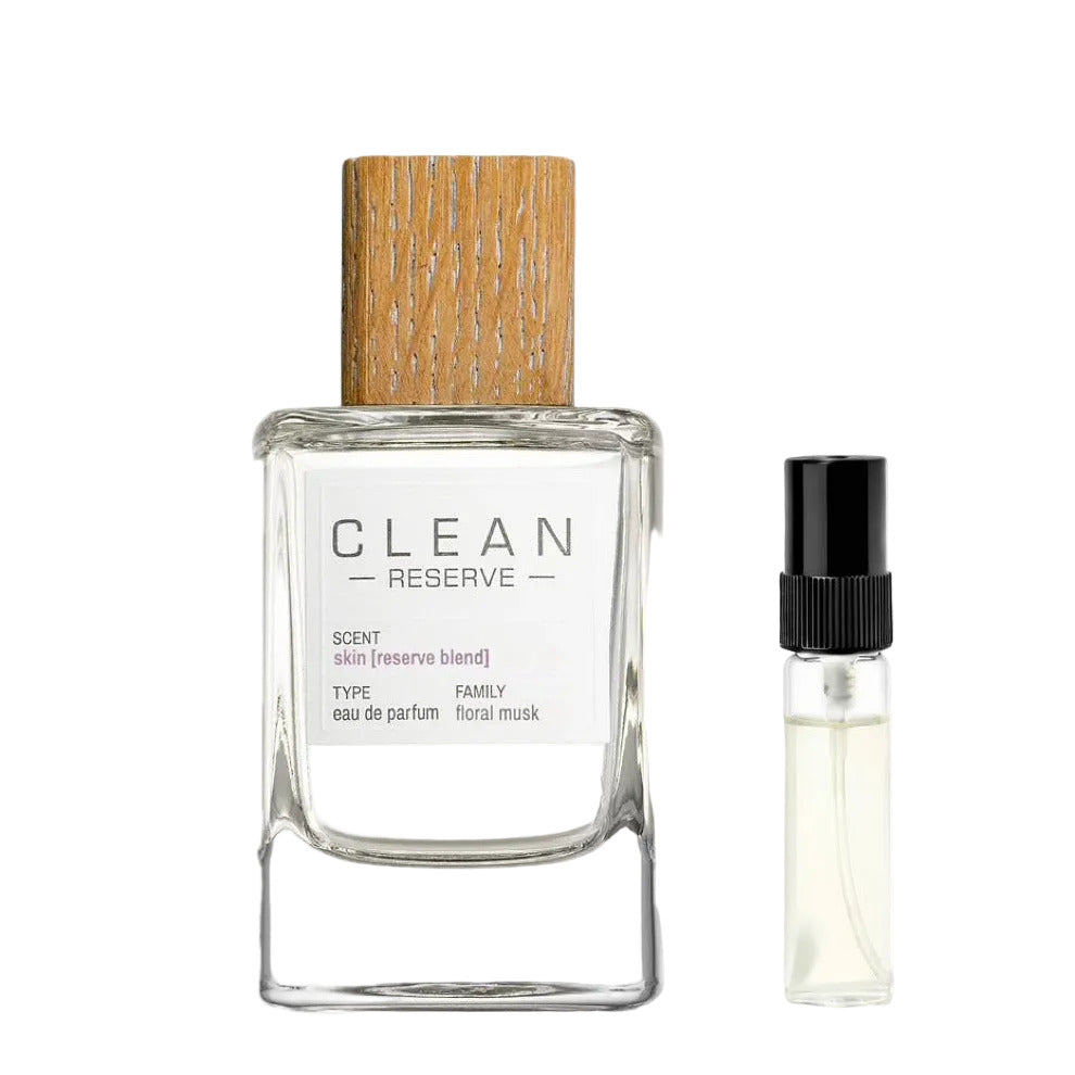 Clean Reserve Skin Abfüllung - floraler Unisex-Duft mit Orangenblüte und Moschus - 2ml Parfum Probe DFP