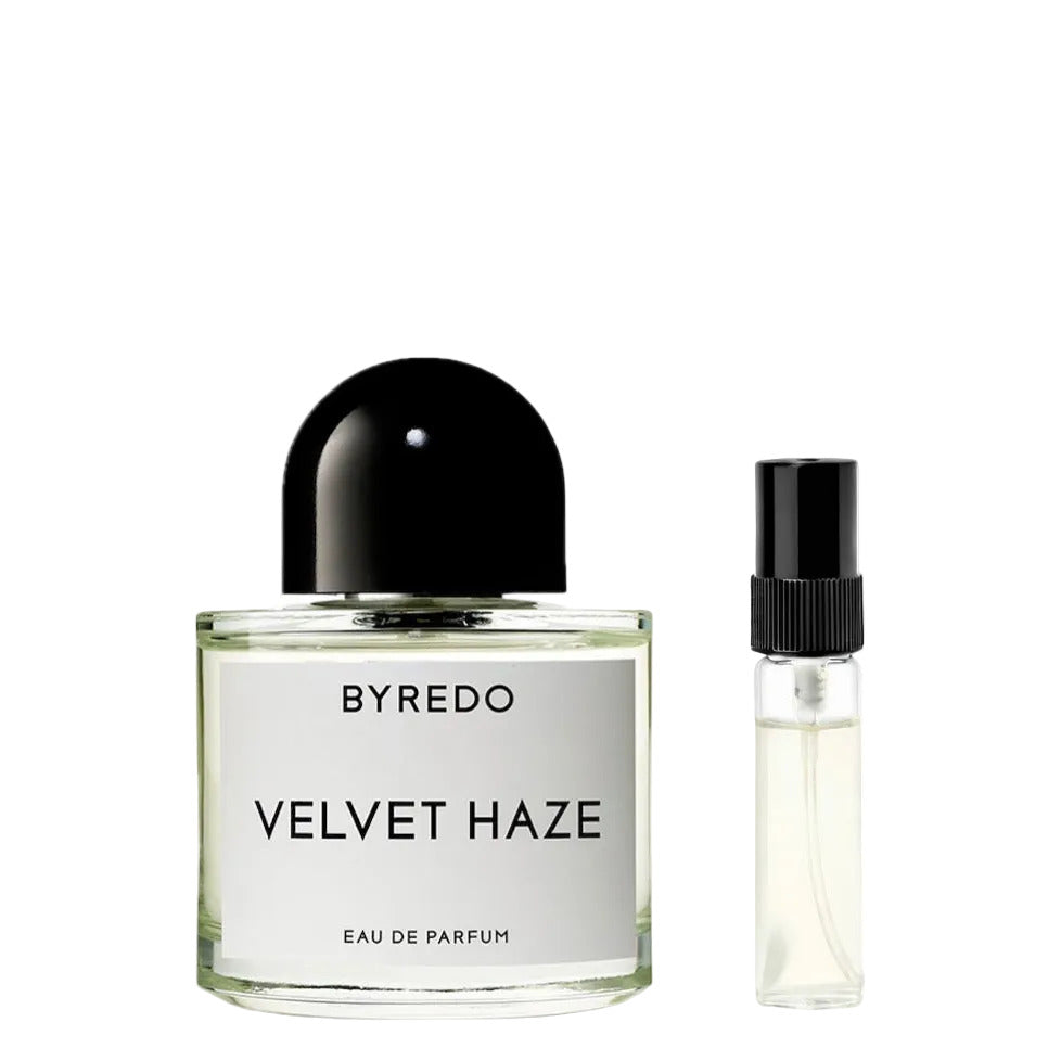 Byredo Velvet Haze Abfüllung - gourmand-warmer Unisex-Duft mit Kokoswasser und Kaka - 2ml Parfum Probe DFP