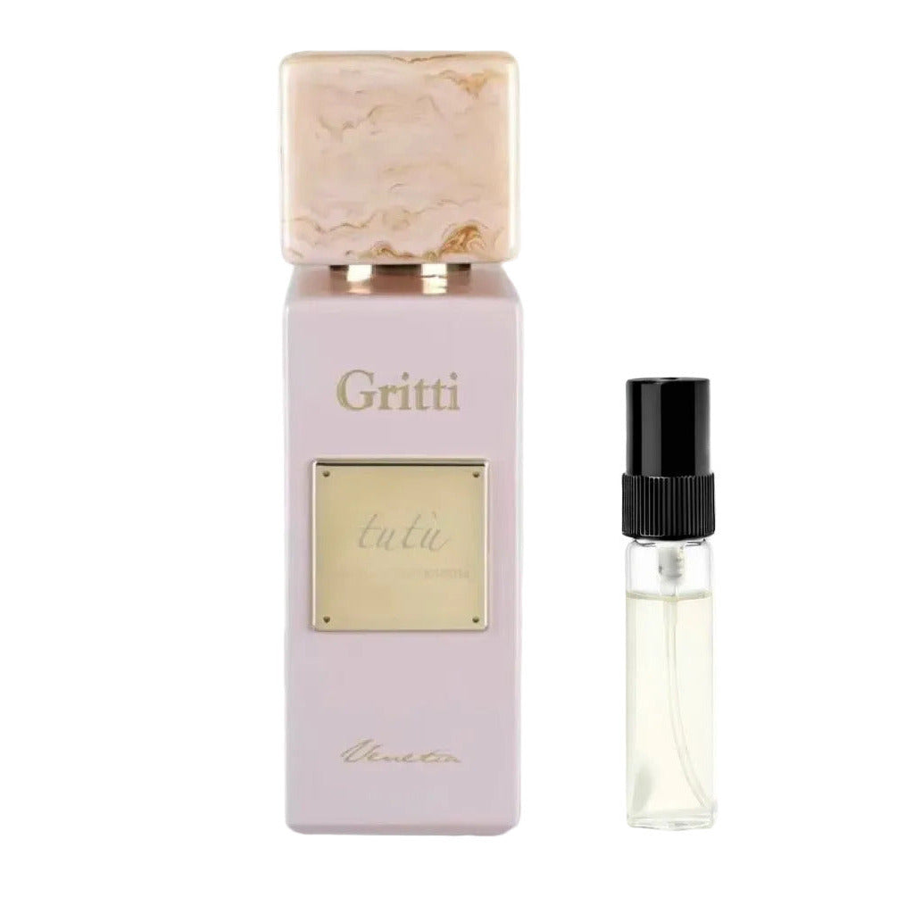 Gritti TUTÙ Flakon - pudrig-cremiger Damenduft mit Iris und Vanille - 2ml Parfum Probe DFP
