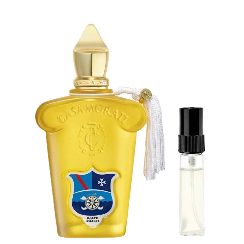 Casamorati Dolce Amalfi Abfüllung – orientalisch-würziger Unisex-Duft mit Safran, Weihrauch und Moschus – 2ml Parfum Probe DFP