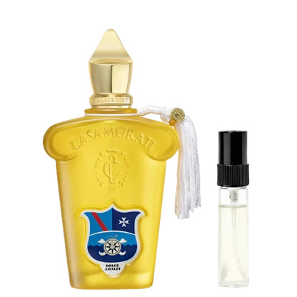 Casamorati Dolce Amalfi Abfüllung – orientalisch-würziger Unisex-Duft mit Safran, Weihrauch und Moschus – 2ml Parfum Probe DFP