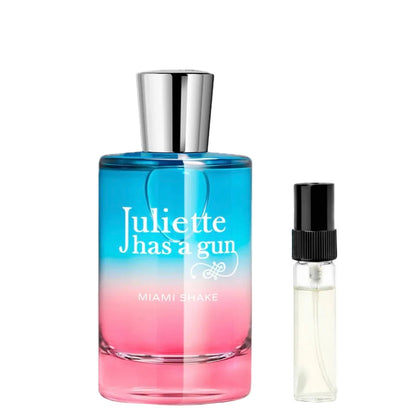 Juliette Has a Gun Miami Shake Abfüllung – fruchtiger Gourmand-Duft mit Erdbeere, Vanille und Moschus – 2ml Parfum Probe DFP