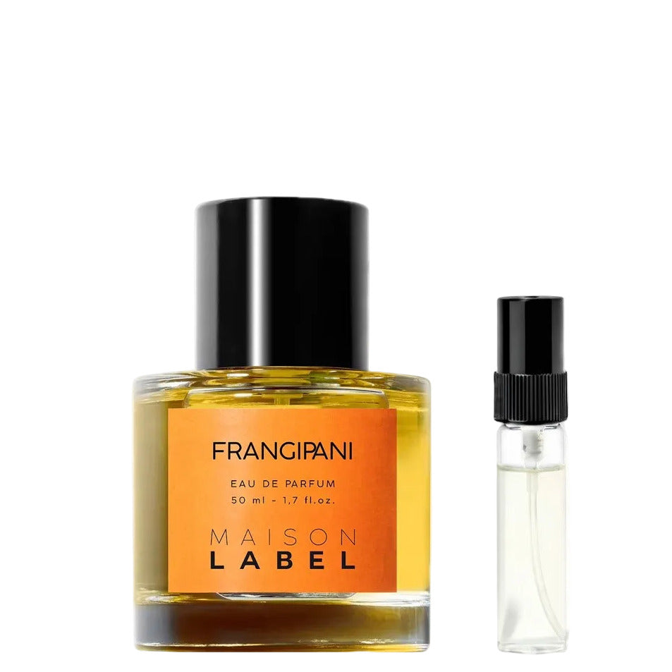 Maison Label Frangipani perfume decant, DFP sample