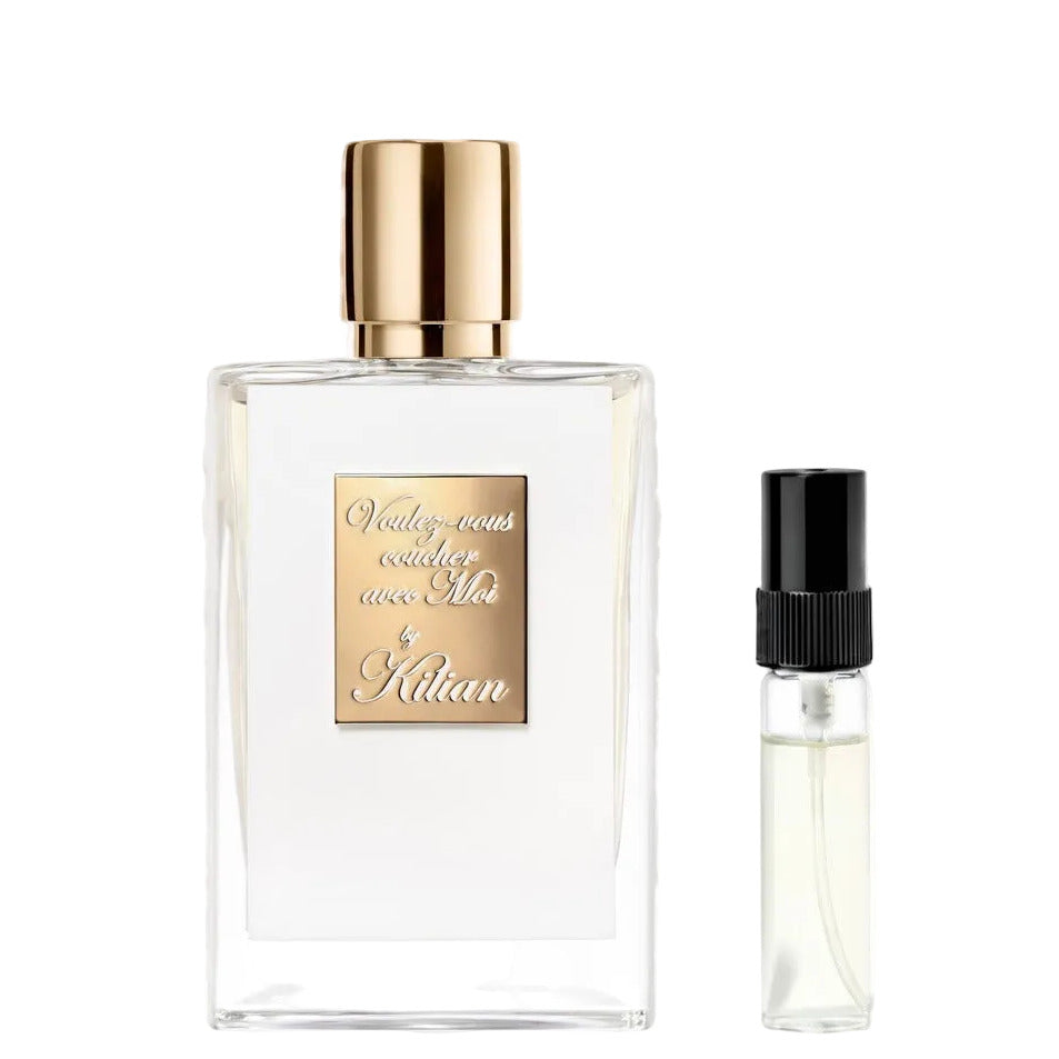 Kilian Voulez Vous Coucher Avec Moi Abfüllung – eleganter Damenduft mit Gardenie, Tuberose und Sandelholz – Parfum Probe DFP