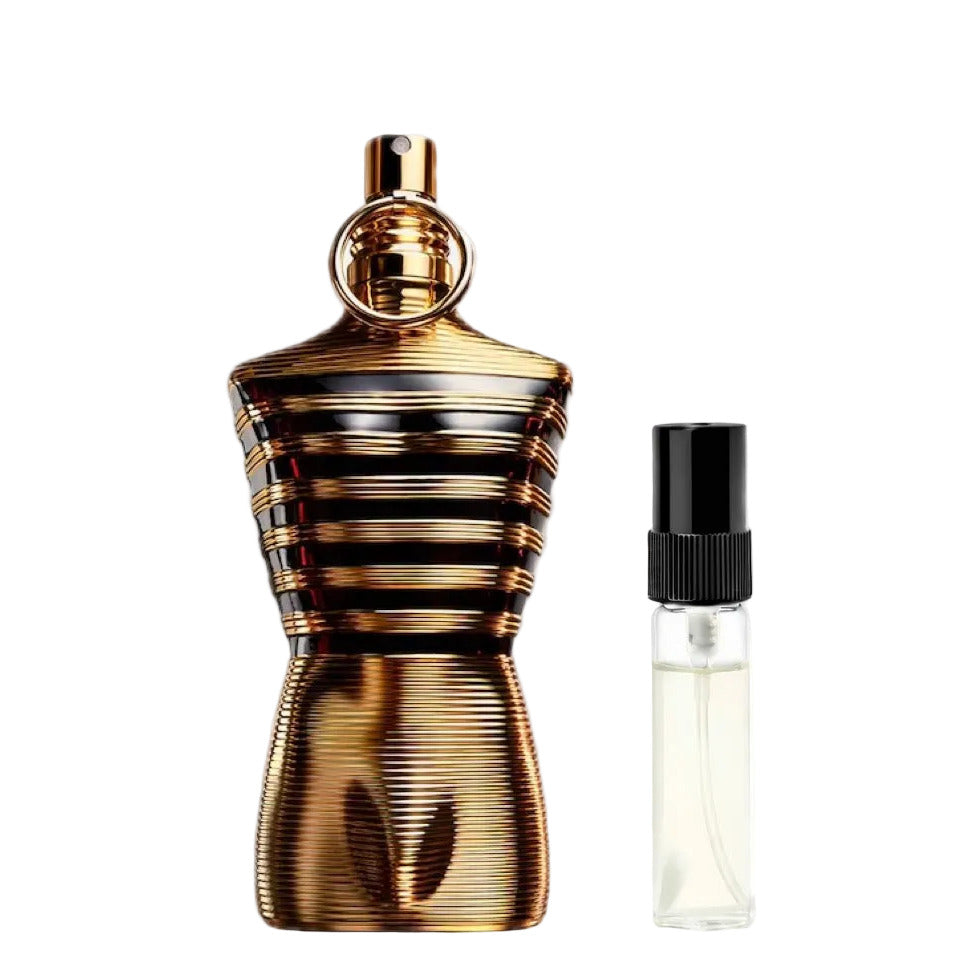 Jean Paul Gaultier Le Male Elixir Abfüllung – ambra-aromatischer Herrenduft mit Lavendel, Tonkabohne und Honig – Parfum Probe DFP 