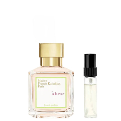 Maison Francis Kurkdjian À la rose Abfüllung – eleganter Damenduft mit Damaszener Rose, Centifolia Rose und Moschus – Parfum Probe DFP