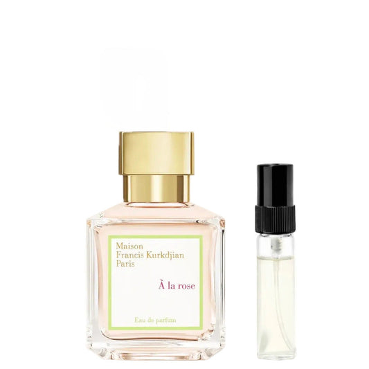 Maison Francis Kurkdjian À la rose Abfüllung – eleganter Damenduft mit Damaszener Rose, Centifolia Rose und Moschus – Parfum Probe DFP