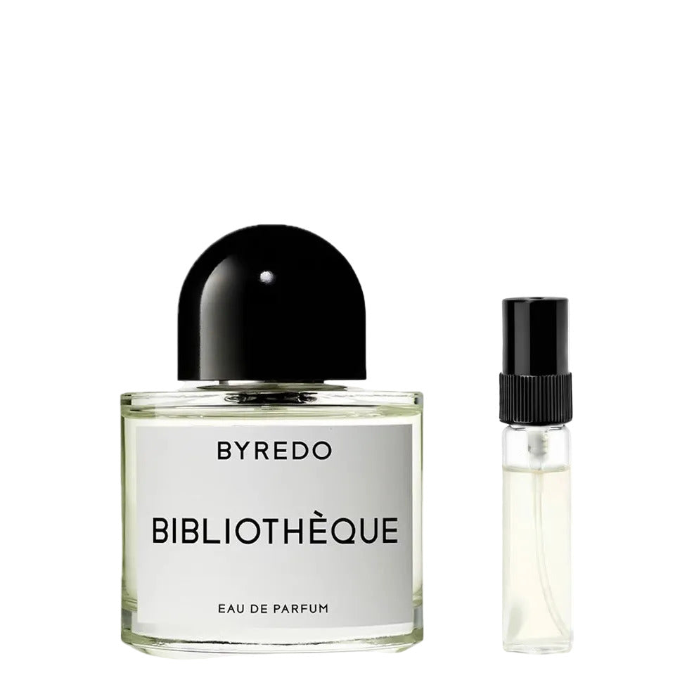 Byredo Bibliothèque Abfüllung - fruchtig-ledrig-warmer Unisex-Duft mit Pflaume und Veilchen - 2ml Parfum Probe DFP