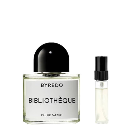 Byredo Bibliothèque Abfüllung - fruchtig-ledrig-warmer Unisex-Duft mit Pflaume und Veilchen - 2ml Parfum Probe DFP