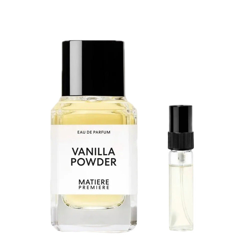 Matiere Premiere Vanilla Powder Abfüllung - pudrig-warmer Unisex-Duft mit Vanille und Iris - 2ml Parfum Probe DFP
