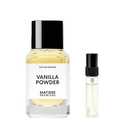 Matiere Premiere Vanilla Powder Abfüllung - pudrig-warmer Unisex-Duft mit Vanille und Iris - 2ml Parfum Probe DFP