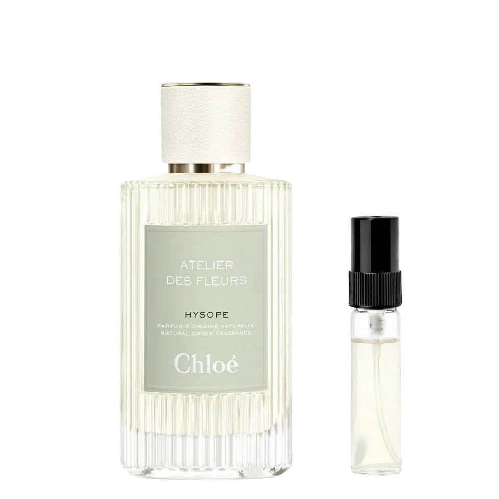 Chloé Atelier des Fleurs Hysope Abfüllung - grün-floraler Unisex-Duft mit Hysope und Kräutern - 2ml Parfum Probe DFP