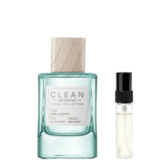 Clean Reserve H2EAU Amber Cashmere Abfüllung - weich-warmer Unisex-Duft mit Amber und Vanille