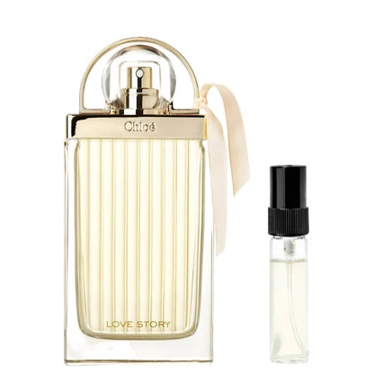 Chloé Love Story Parfum Probe – floral-frischer Damenduft mit Neroli, Orangenblüte und Jasmin, Duftprobe in 2ml, 3ml, 5ml und 10ml