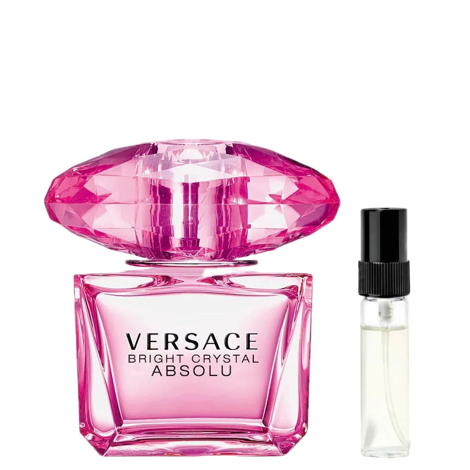 Versace Bright Crystal Absolu Abfüllung – blumig-fruchtiger Duft mit Yuzu, Pfingstrose und Himbeere – Parfum Probe DFP