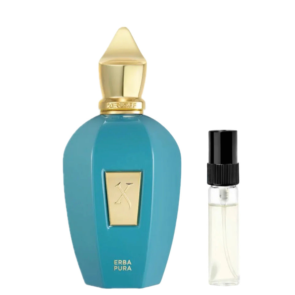Xerjoff Erba Pura Abfüllung – fruchtig-zitrischer Unisex-Duft mit Bergamotte, Vanille und Moschus – Parfum Probe DFP