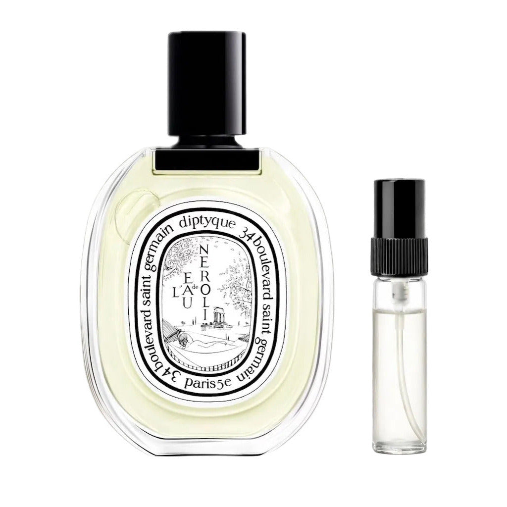 Diptyque l'eau de Néroli Flakon - frisch-zitrischer Unisex-Duft mit Néroli und Orangenblüte - 2ml Parfum Probe DFP