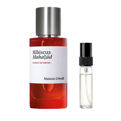 Maison Crivelli Hibiscus Mahajád Flakon - fruchtig-orientalischer Unisex-Duft mit Hibiskus und Rose - 2ml Parfum Probe DFP