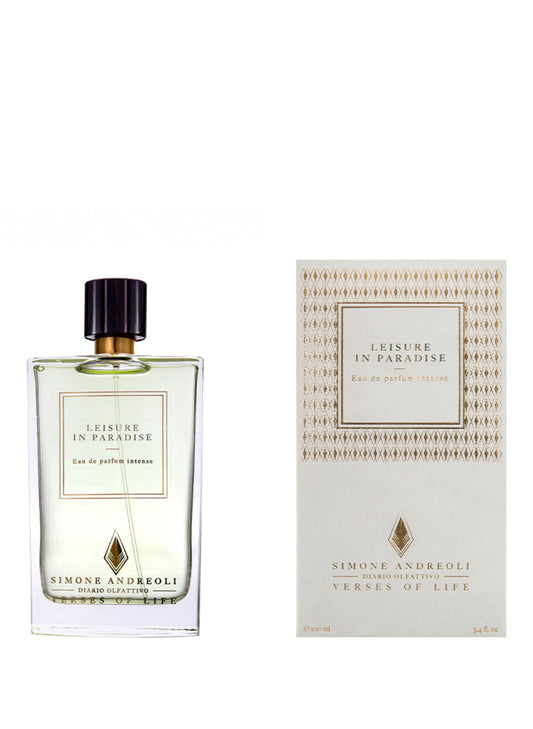 Simone Andreoli Leisure in Paradise en décant, parfum unisexe fruité et crémeux à la papaye, à la noix de coco et à la vanille, échantillon de parfum DFP