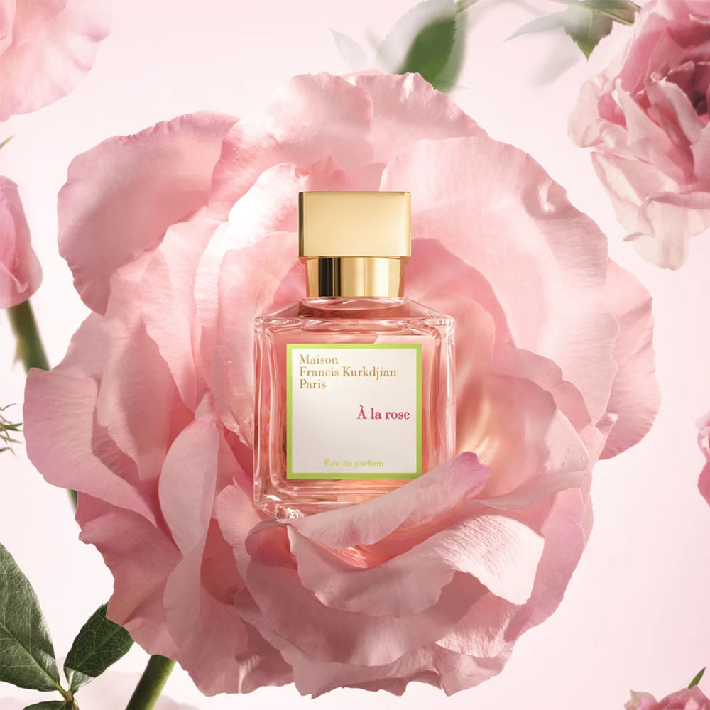Maison Francis Kurkdjian À la rose Abfüllung – eleganter Damenduft mit Damaszener Rose, Centifolia Rose und Moschus – Parfum Probe DFP