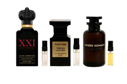 ✨ Royal Prestige | Clive Christian XXI Art Deco, Tom Ford Tuscan Leather & Louis Vuitton Ombre Nomade (3 × 2 ml Duft-Bundle)