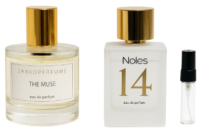 🩵 Soft Serenity | Zarkoperfume The Muse &amp; Noles 14 (2×2 ml fragrance bundle)