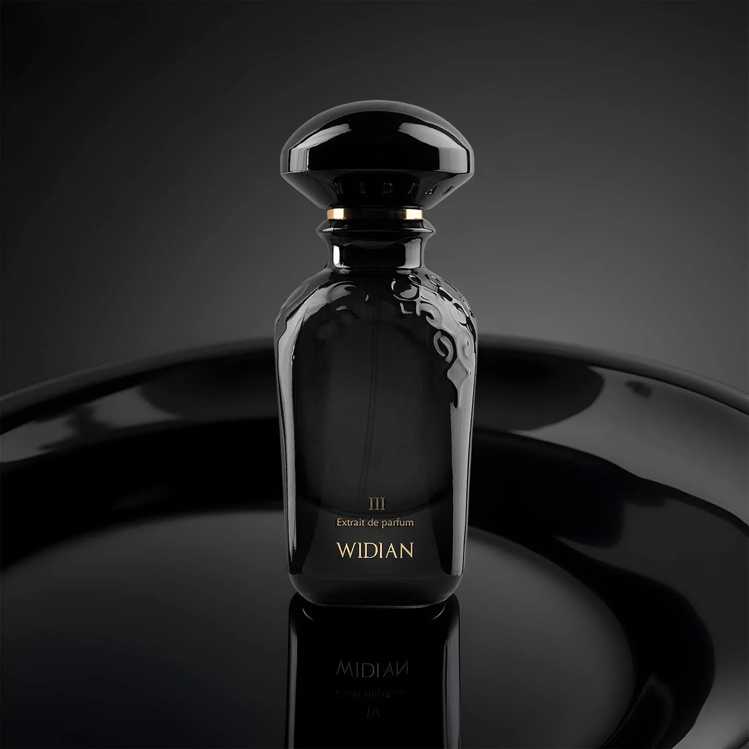 Widian Black III Flakon - orientalisch-warmer Unisex-Duft mit Rose und Leder - 2ml Parfum Probe DFP