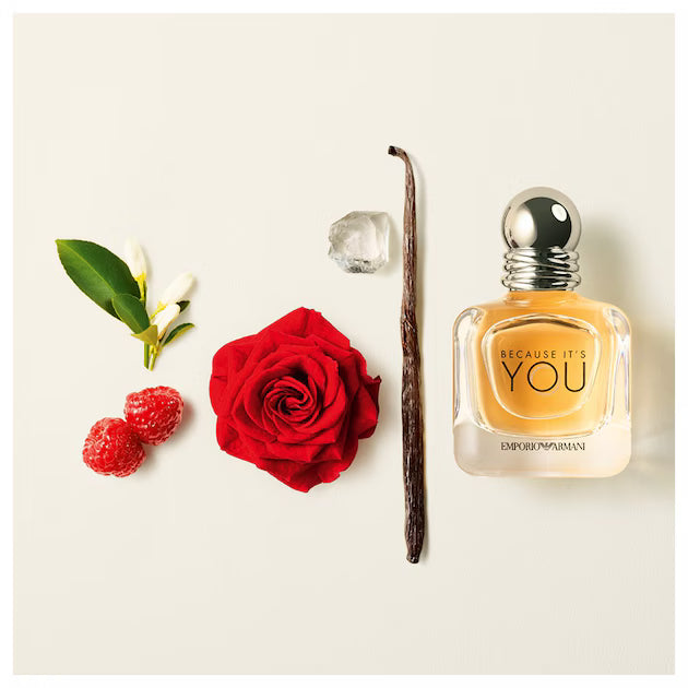 Emporio Armani Because It's You Abfüllung – feminin und fruchtig mit Himbeere und Rose – 2ml Parfum Probe DFP