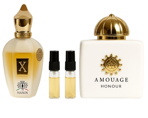 Golden Harmony Bundle — Xerjoff Naxos & Amouage Honour Woman 2×2 ml