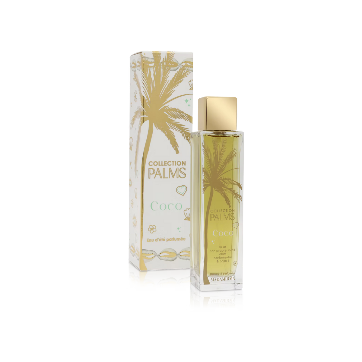 Madamirma Coco Abfüllung – cremiger Unisexduft mit Kokos, Pfirsich und Vanille – Parfum Probe DFP