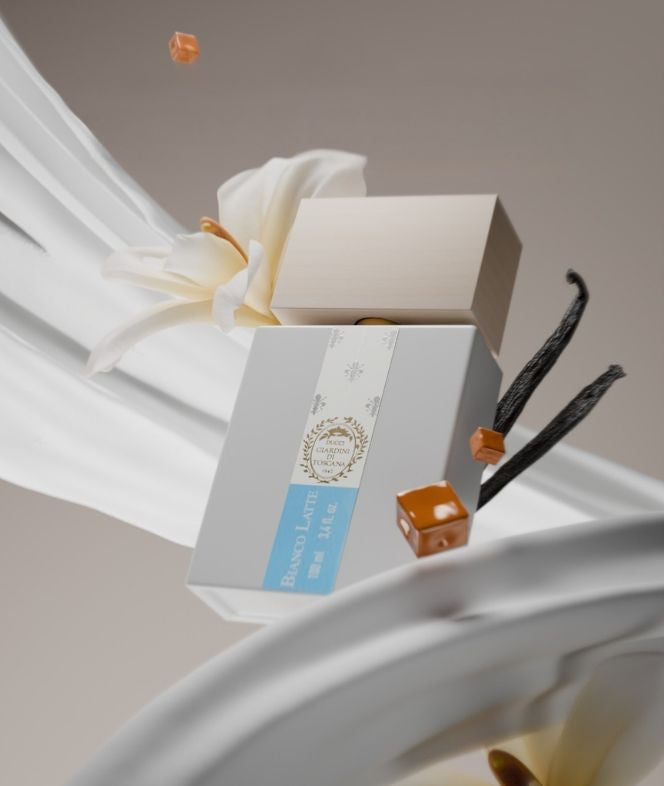 Giardini di Toscana Bianco Latte Abfüllung - cremig-süsser Unisex-Duft mit Milch und Vanille