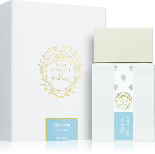 Giardini di Toscana Celeste en décant, notes marines, violette et Ambroxan, échantillon DFP