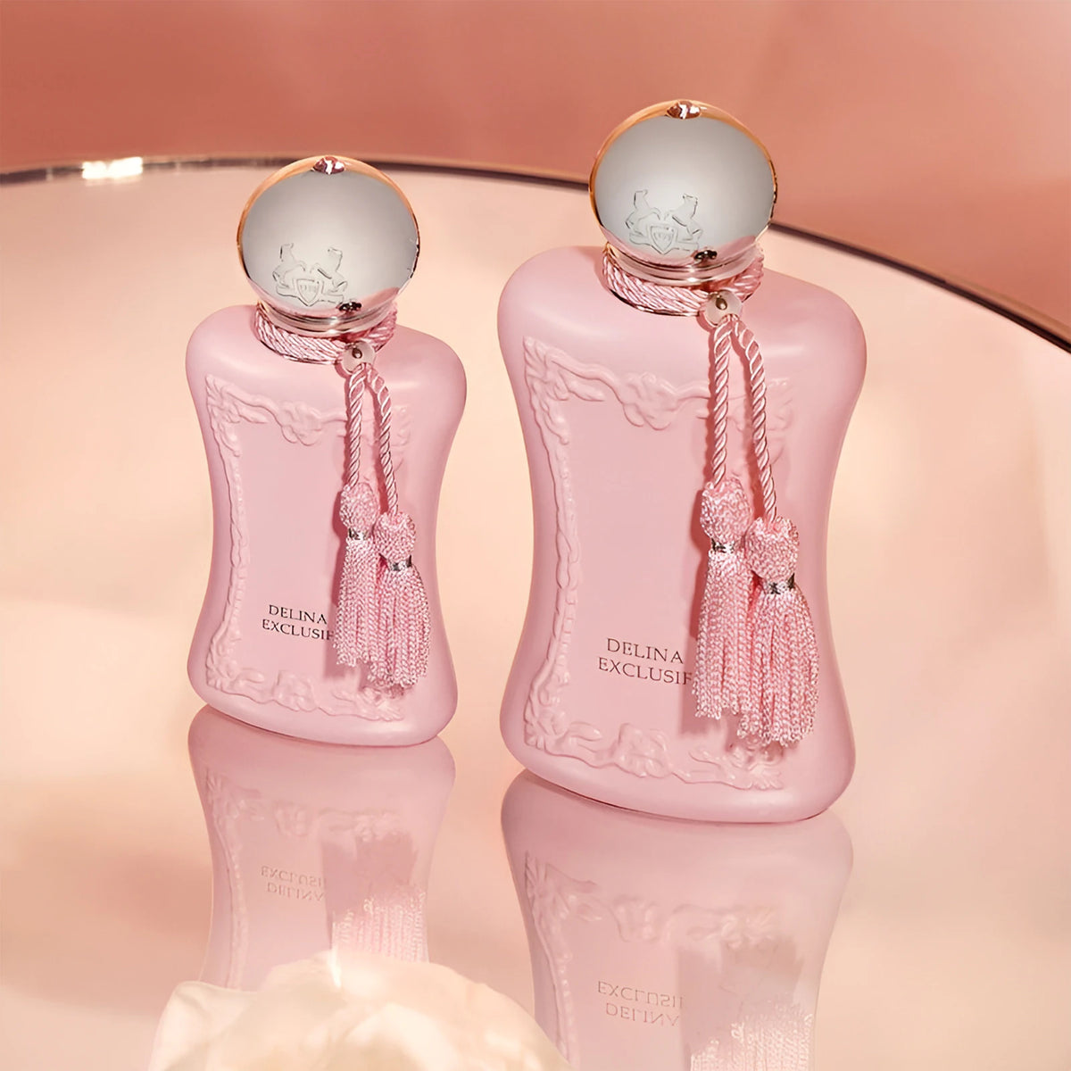 Parfums de Marly Delina Exclusif Abfüllung – luxuriös blumiger Damenduft mit Rose, Litschi und Vanille – Parfum Probe DFP