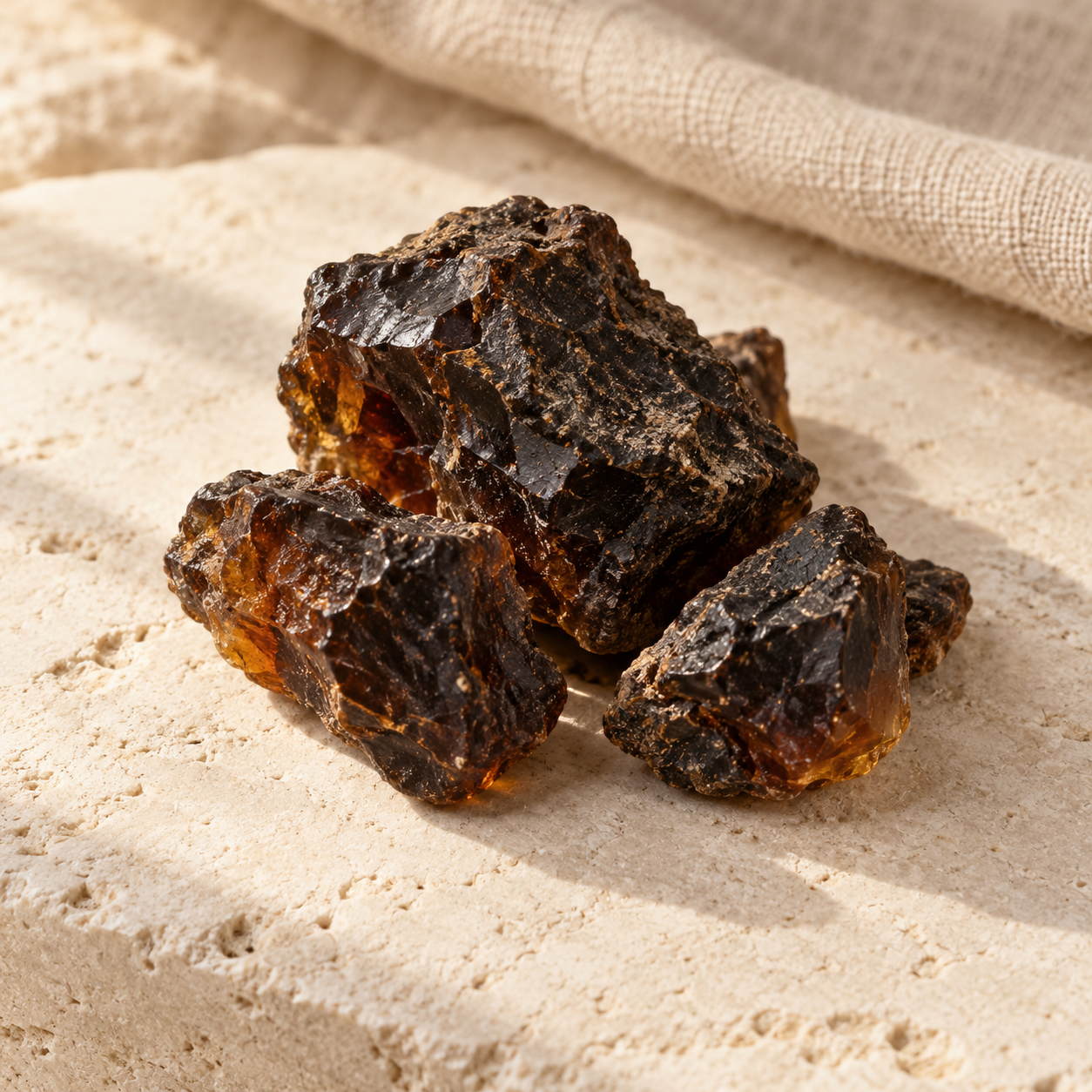 Schwarzer Amber