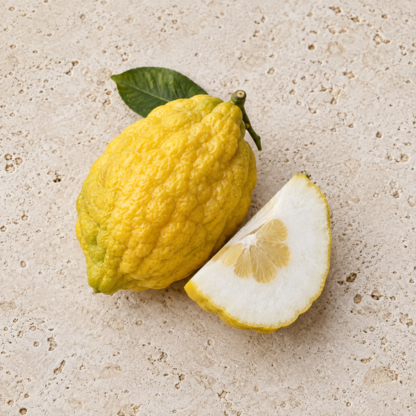 Cédrat à l’épaisse partie blanche et au petit cœur fruité