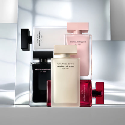 Narciso Rodriguez For Her Pure Musc Blanc Abfüllung – femininer Duft mit Moschus, Jasmin und Vanille – Parfum Probe DFP