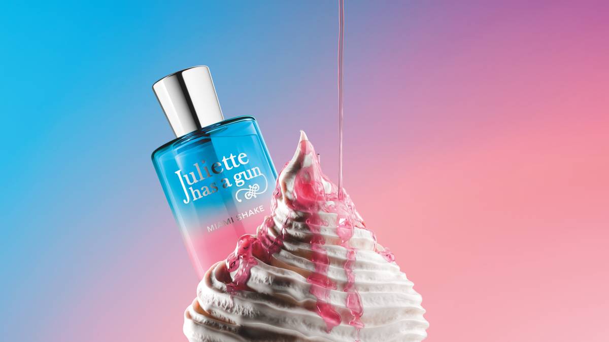 Juliette Has a Gun Miami Shake Abfüllung – fruchtiger Gourmand-Duft mit Erdbeere, Vanille und Moschus – 2ml Parfum Probe DFP