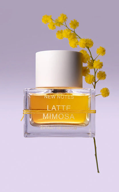 New Notes Latte Mimosa Flakon - floral-warmer Unisex-Duft mit Mimose und Vanille - 2ml Parfum Probe DFP