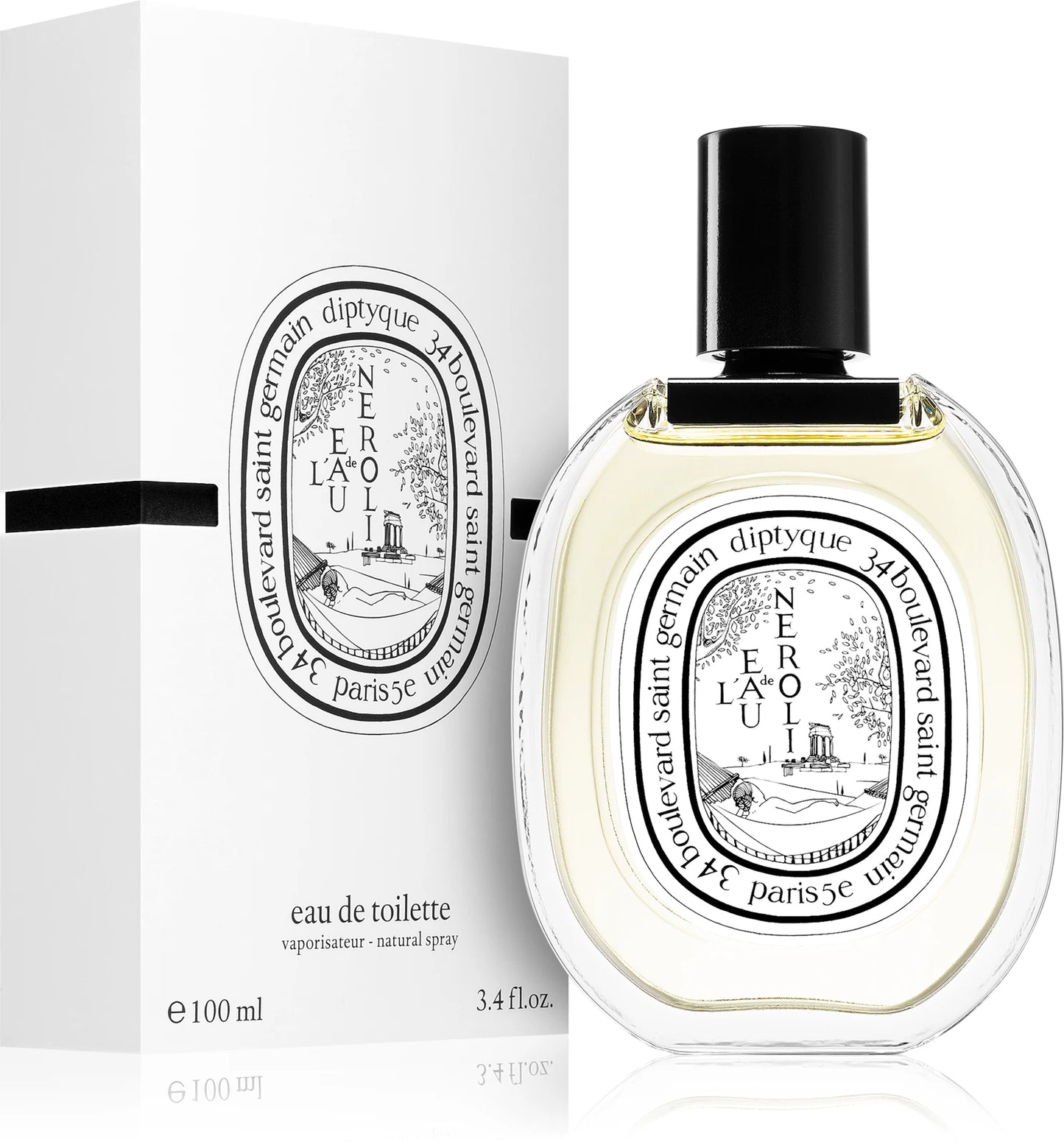 Diptyque l'eau de Néroli Flakon - frisch-zitrischer Unisex-Duft mit Néroli und Orangenblüte - 2ml Parfum Probe DFP