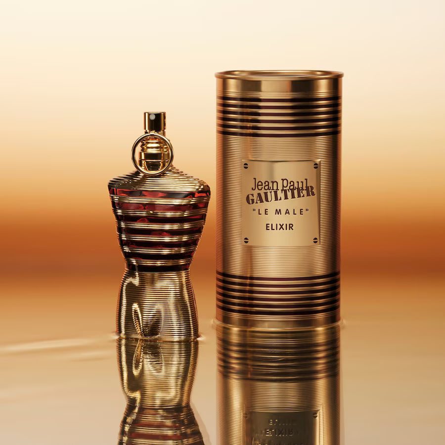 Jean Paul Gaultier Le Male Elixir Abfüllung – ambra-aromatischer Herrenduft mit Lavendel, Tonkabohne und Honig – Parfum Probe DFP 